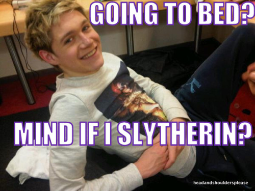 everythingislarrystylinson:  onedirectionn:  ayeliam:  headandshouldersplease:  Niall Horan uses Harry Potter pick up lines.  the last one lmfao  The laugh I just laughed was not human..  WHAT SHE SAID ^ 
