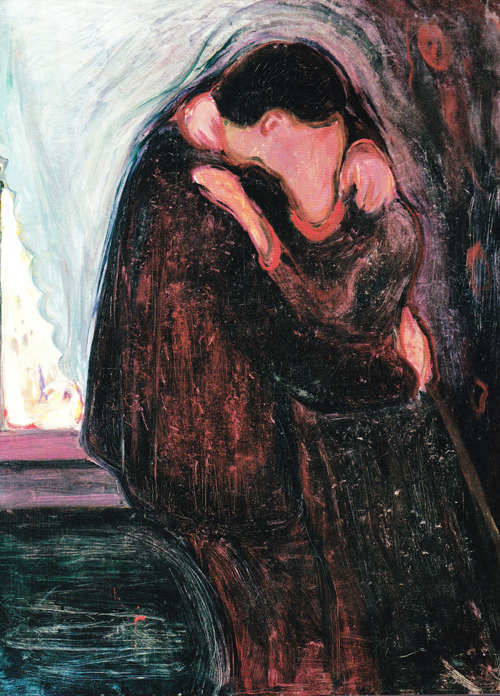3of5:  The Kiss, Edvard Munch, 1897 