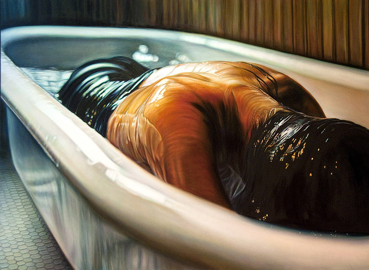 diositomio:  Ana Teresa Fernandez - Oil Paintings 
