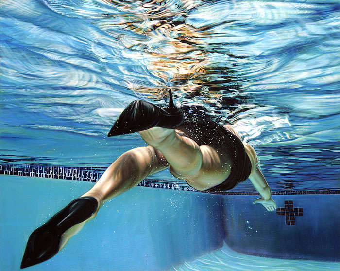 diositomio:  Ana Teresa Fernandez - Oil Paintings 