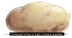 soul-eater-confessions-deactiva:  Crona isn’t a boy or a girl. Crona is a potato. 