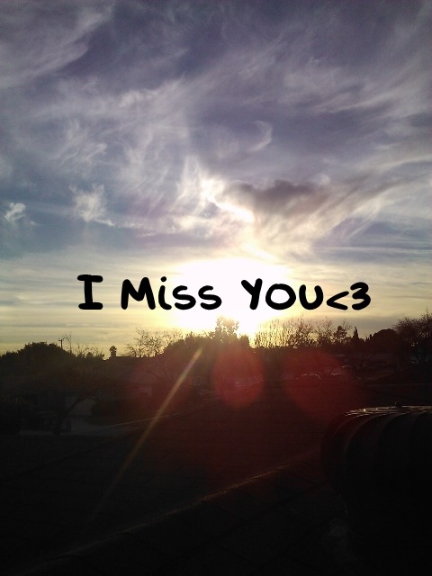 He was sitting on his roof watching the sunset thinking of me so he sent me this :) <3