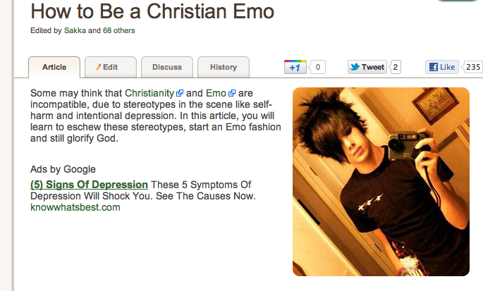 godtricksterloki:  Done!  WHAT THE FUCK DID I JUST WITNESS?  Emos are fags that give