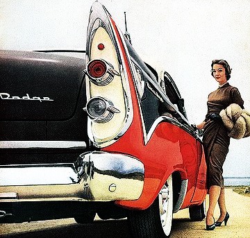 dtxmcclain:  Great 1950s Dodge tail fin