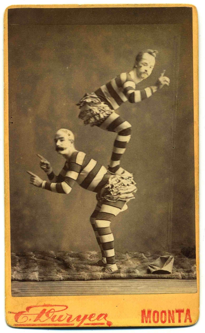 Not a photobooth photo but a marvellous carte de visite of Australian acrobats in South Australia (circa 1890s) that just couldn’t be ignored.