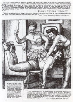 erotiqueart:  Underground comix artist Robert Crumb creates an