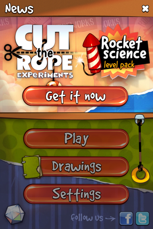 Cut the Rope: Experiments - Rocket Science update! 