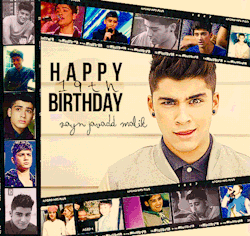 mr-styles:  Happy Birthday Zayn! 