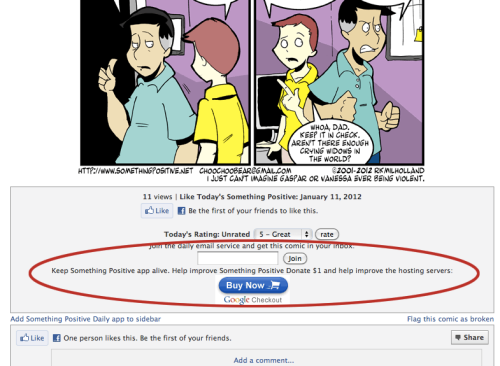 choochoobear:  Thunt of the webcomic “Goblins” made me, and several other webcomics, aware of a Facebook app someone created that scrapes our sites’ content, reposts it without our permission, and - the part the really pisses me off - encourages