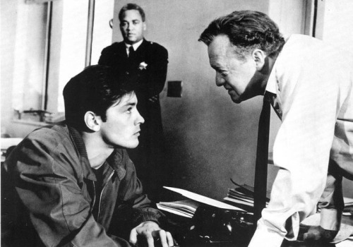 alaindelon:  Still from Once a Thief with Van Heflin.