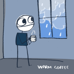 explodingdog:  warm coffee before I go outside