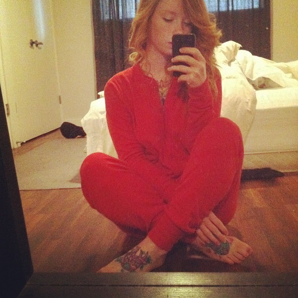 Long johns keep me warm.  (Taken with instagram)