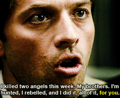anneretic:heathyr:Of course he did it for Dean. I mean, I think he did it for Sam and Bobby and all 