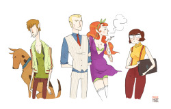 Gingerhaze:  The Gang’s All Here. Badass Scooby Gang 