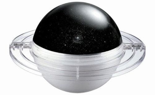 wickedclothes:  Home Planetarium The waterproof planetarium floats in water and contains a bright light that projects out into the room, or even into the tub itself when flipped over. This is the latest in home lifestyle goods from Japan in Sega’s famous