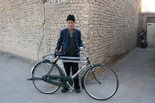 orameh: “Man with New Bike” Yazd, Iran 2007 by O