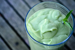 cfsparta92:  thefitty:  defeatdifficulty:  Avocado Delight This little mix will make approximately 2 servings. Nice huh? Ingredients: &frac14; avocado peel removed &frac14; cup light coconut milk 1 cup frozen pineapple &frac14; cup fresh basil &frac12;