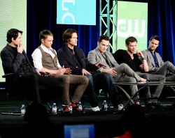 death2normalcy:   Jared Padalecki at the 2012 TCAs.  GUYS GUYS LOOK AT THAT FUCKING LINE-UP OF FINE-ASS MEN LOOK AT IT. 