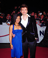 tardis-impala:9 FAVORITE PICTURES OF: David Tennant and Freema Agyeman— requested by ridethemillenni