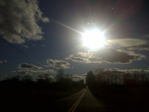 metalheadwoman:  The sun was shining super bright today. 