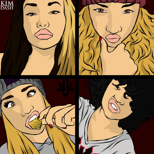 kimdash:  themindofalanative:  This is what I do when I get snowed in, in Chicago kimdash.tumblr.com  Holy shit you’re amazing! I love these 