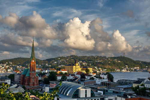 by Torehegg on Flickr. The town of Arendal in southern Norway.