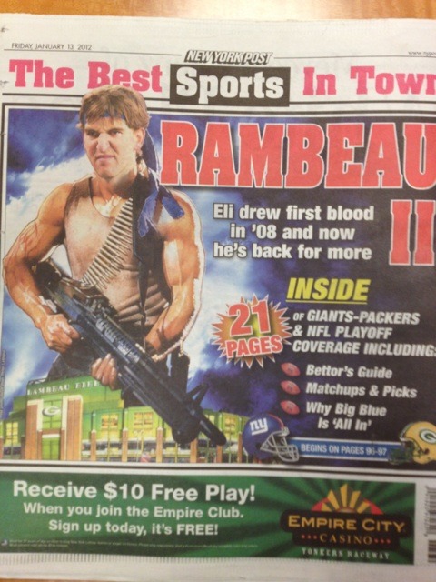 soupsoup:  Eli didn’t draw first blood, you drew first blood.  New York papers freak me out sometimes.