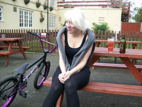 pilzixkamilka: Me & my bike <3