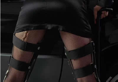 Rosanna Arquette (or her body double) in David Cronenberg’s Crash (1996)