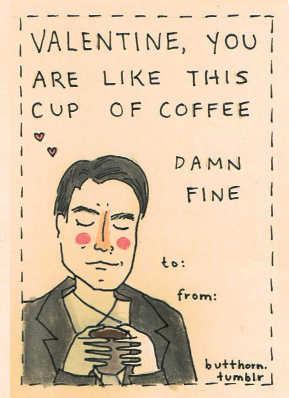 butthorn:  Two quick Twin Peaks cards I made 