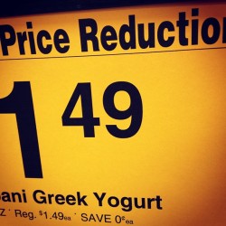 Chiabani yogurt. Killer sale! (Taken with instagram)