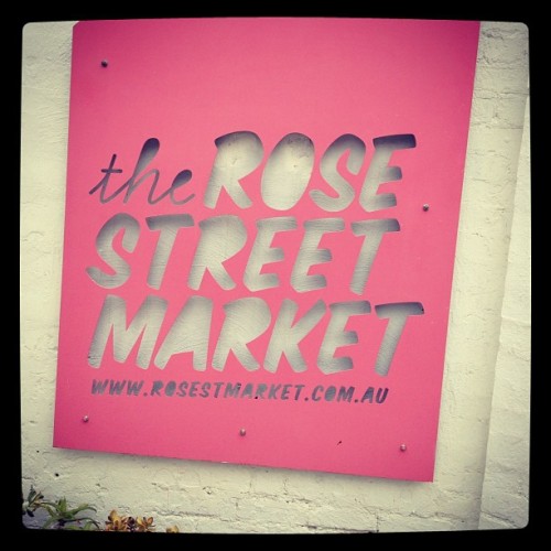 Great lil #market Rose Street #fitzroy (Taken with instagram)