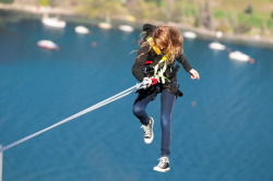 tarawrr:  …and I went on a bungy swing in Queenstown~ t’was exhilarating.  