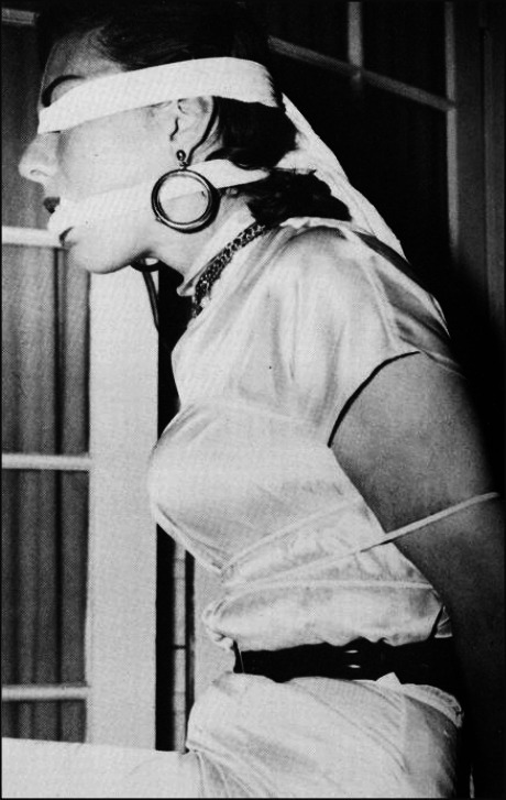 Blindfoldfrom:  “Amateur Bondage” magazine; from the archives of Irving Klaw,images c. 1950s-1960s