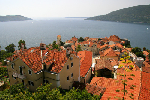 by kristineinindonesia on Flickr. The coastal town of Herceg Novi, located at the entrance to the Ba