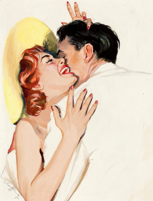 via the-art-of-romance:  ‘But it tickles’ - Illustration by Jim Schaeffing