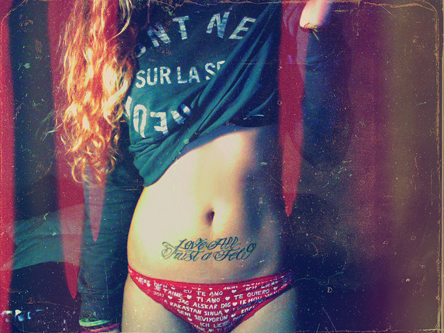 fuckyeahgirlswithtattoos:  “Love all, trust a few, do wrong to none.”William