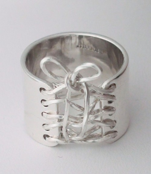 Etsy Sterling Silver Corset Ring. Not a DIY, but I really like it. From the Etsy Store of SecretAura
