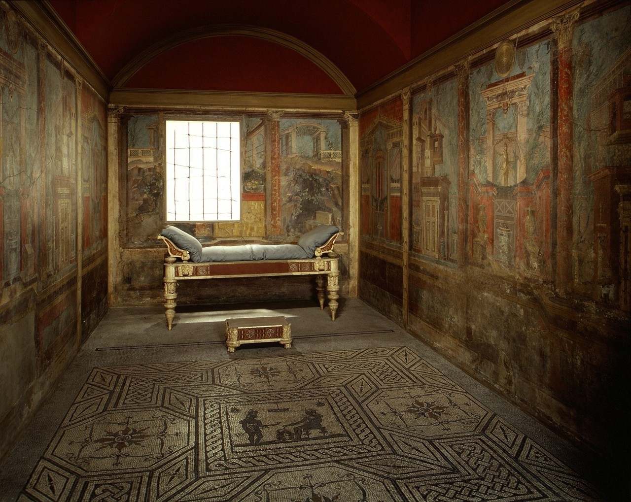 toomuchart:  Unknown Artist (Roman), Cubiculum (bedroom) from the Villa of P. Fannius