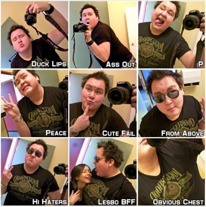  Poses ridículas de chicos Vs poses ridículas de chicas 