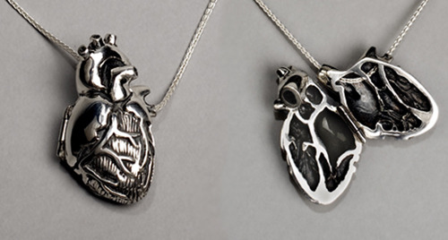    anatomically correct heart necklace     THIS is the kinda heart I like.