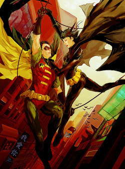 kevinconroy:  Tim Drake and Cassandra Cain