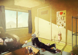 animoobs:  “NO CAT NO LIFE” 