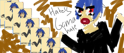 sirdapperpants:  Hitoshi-san is too sugoi for da haterzzzz! …My kwalitee background inspires 