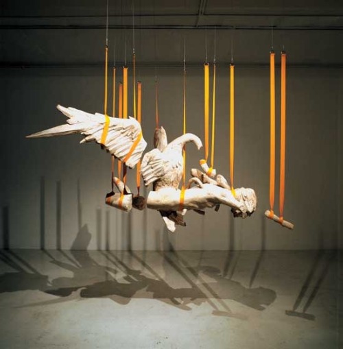 ineedaguide.blogspot.com Wim Botha, Leda and the swan, 2005, bone meal, marble, epoxy resi