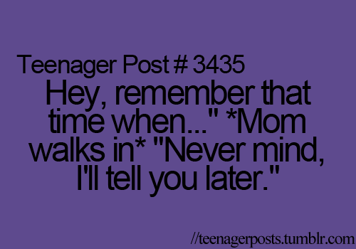 Lol, sooo true. Or just stop talking, and text them.
