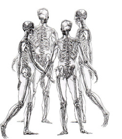 artparasite:  Skeleton Dance, Lauren Treece