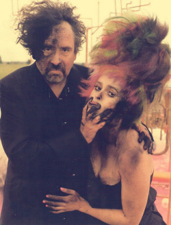 illusionnreality:  Tim Burton e Helena Bonham Carter.