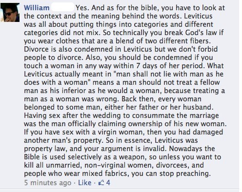 heyfunniest:   THE BEST POST/ARGUMENT I HAVE EVER SEEN!      that was very well said ~applause~ love is love it works in mysterious ways if 2 men or women are in love then let them be in love ~steps off soapbox~