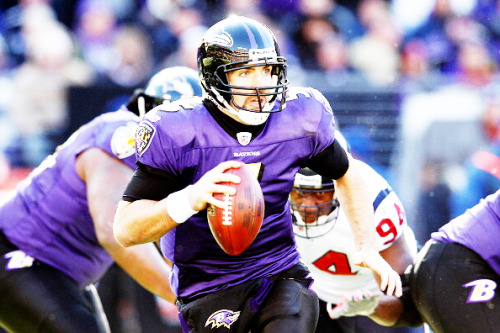 ballsandlipgloss:  The Baltimore Ravens pulled off an almost expected win against an underrated great Houston Texans team. Their defense played the biggest part of this victory and next week they will be going to Foxboro to face a fantastic quarterback